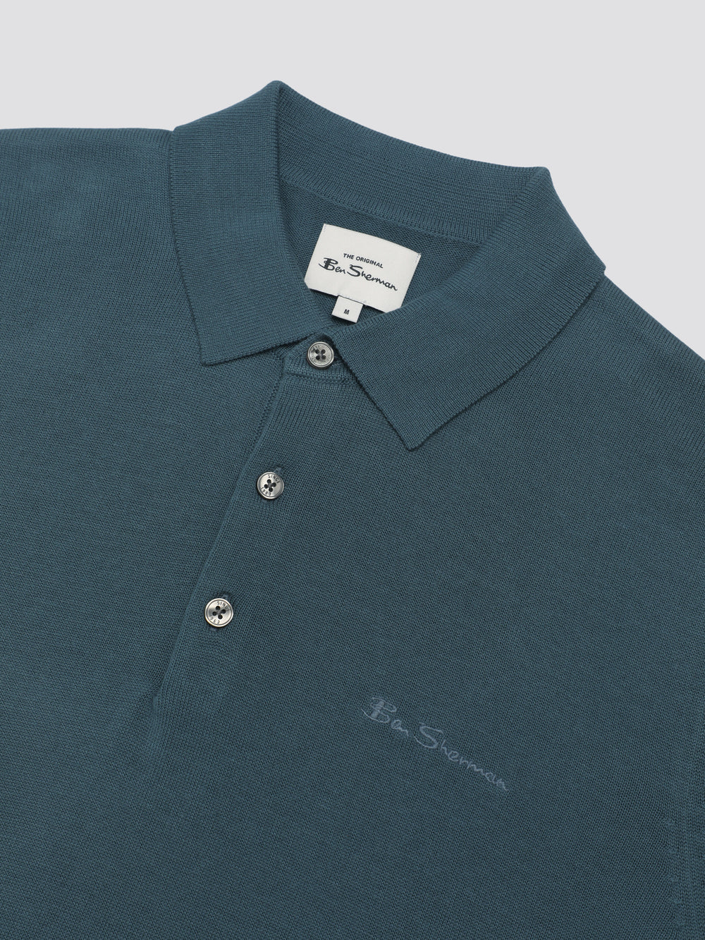 Knitwear Ben Sherman Signature Short Sleeve Polo Turquoise | PNX-74539796